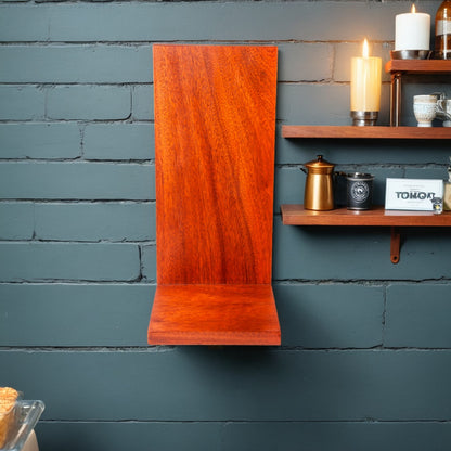 Natural Mahogany Shelf