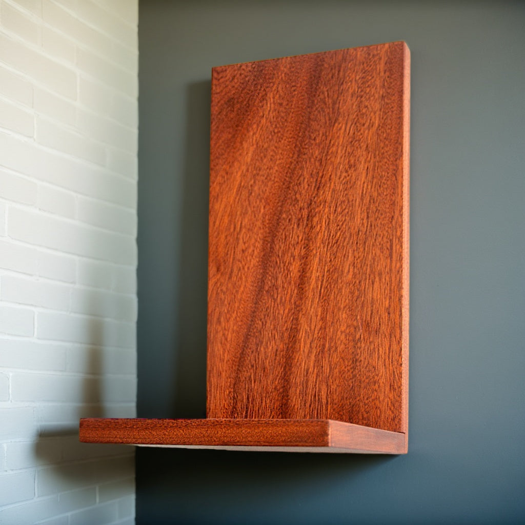 Natural Mahogany Shelf